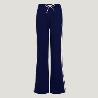 【adidas 愛迪達】Flare Pant W Cc 女 長褲 運動長褲 休閒長褲 深藍 喇叭褲(KY2163)