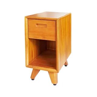 【Mahogany 瑪荷尼家具】免組裝 25X40X51 晨光丹麥床頭櫃C  全原木桃花心木 床頭櫃 M1-BS34-C