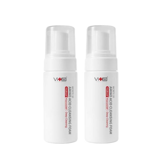 【Swissvita 薇佳】全能胺基酸洗卸慕斯150ml 2入組(卸妝/洗面乳/臉部保樣)