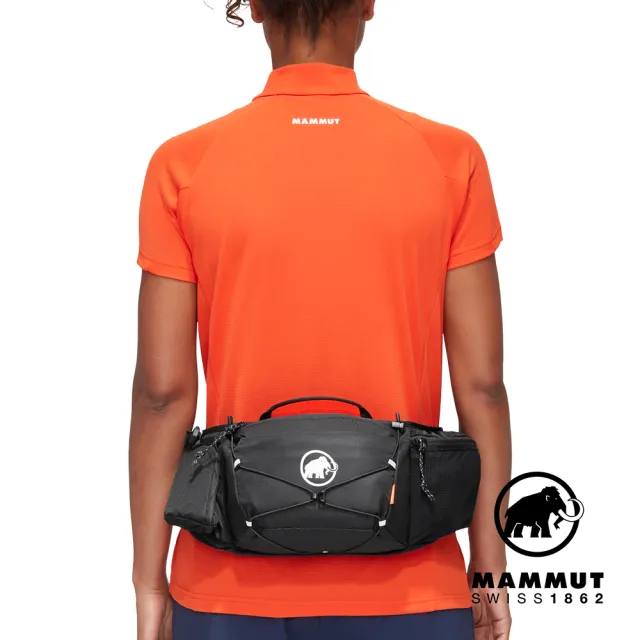 【Mammut 長毛象】Lithium Waistpack 多用途運動腰包 黑色 #2810-00290