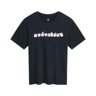 【CONVERSE】Hello Kitty Sticker Tee 男女款 黑色 三麗鷗 短袖 CVM5T517-BLK