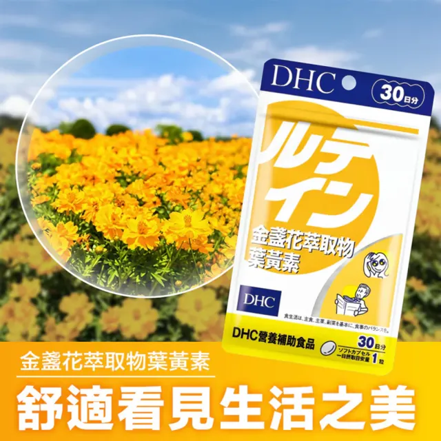 【DHC】金盞花萃取物葉黃素30日份3入組(30粒/入 花青素 黑醋栗 3C族)