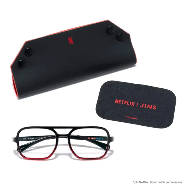 【JINS】HOME®× Netflix 聯名光學眼鏡系列-多款任選(UGF-25A-268/269)
