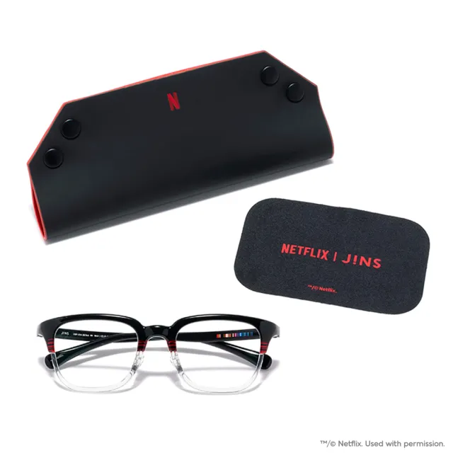 【JINS】HOME®× Netflix 聯名光學眼鏡系列-多款任選(UGF-25A-266/267)
