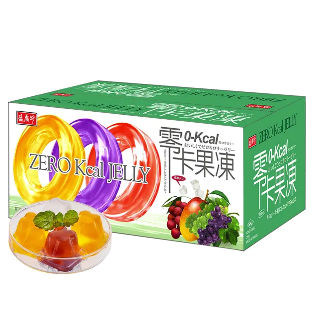 【盛香珍】果凍量販箱6kg/箱(零卡/優酪果園)-任選2箱(送禮推薦 伴手禮 零卡果凍 果凍箱)中元