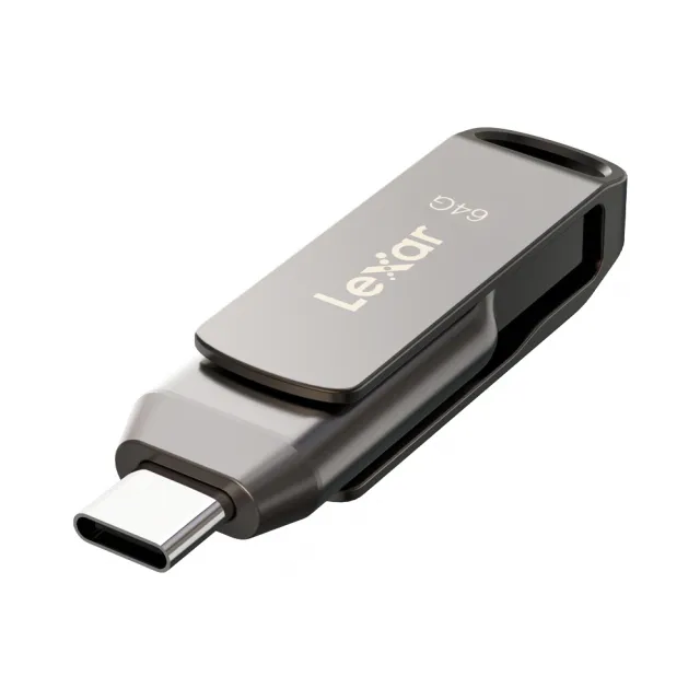 【Lexar 雷克沙】D400 64GB USB 3.2 Type-C 雙頭隨身碟