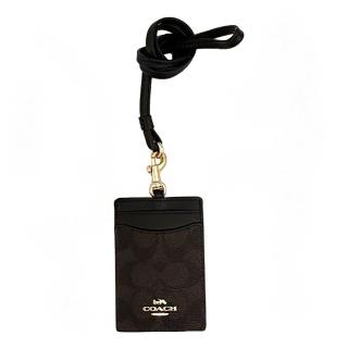 【COACH】C LOGO證件識別證保護套(深咖)