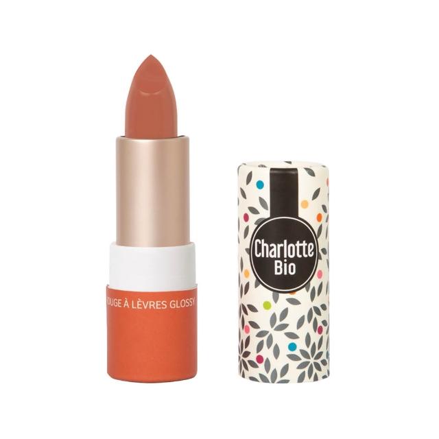 【CHARLOTTE BIO】有機亮澤唇膏 Glossy Lipstick 自然水光唇色(3.5g)