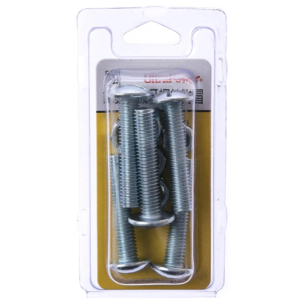 【特力屋】723 傘頭機械牙螺絲 附帽 M8X40mm 5組