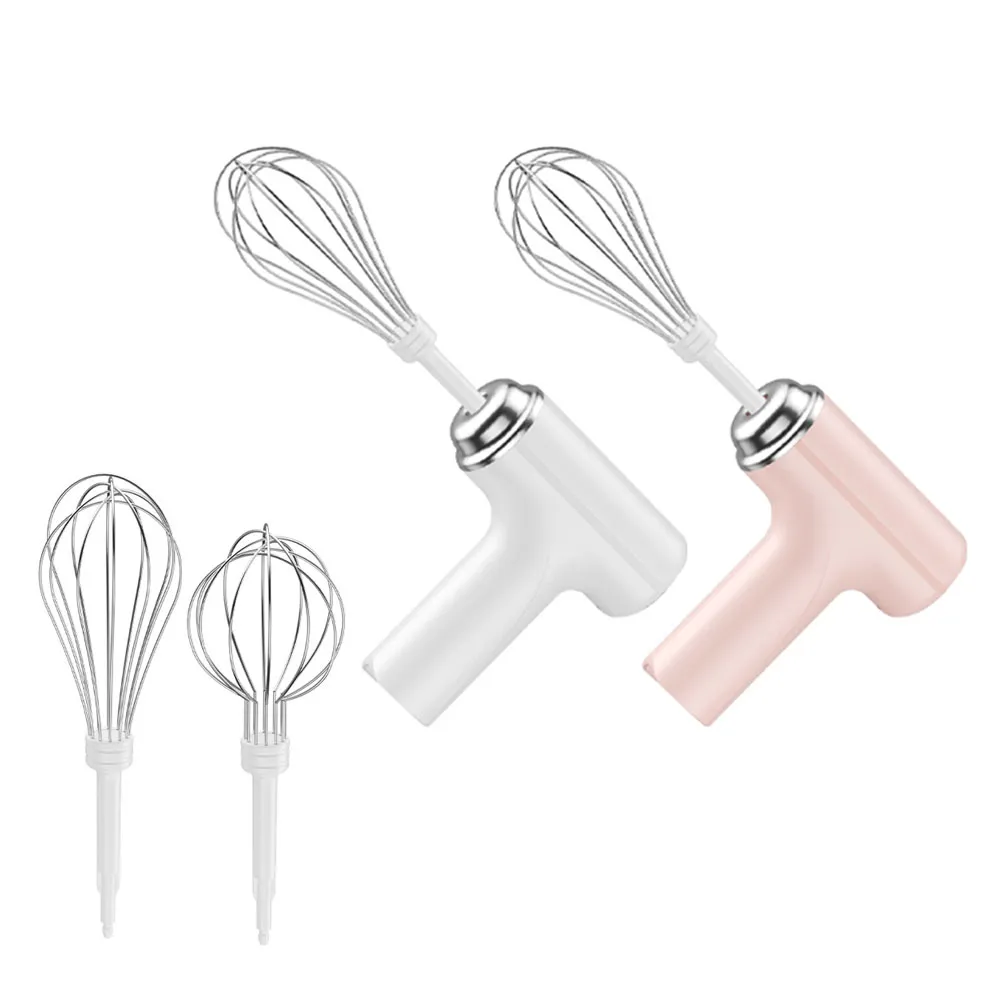 Klova 無線便攜電動打蛋器 USB雙棒奶油打發器 手持式攪拌器(烘焙/奶泡器)