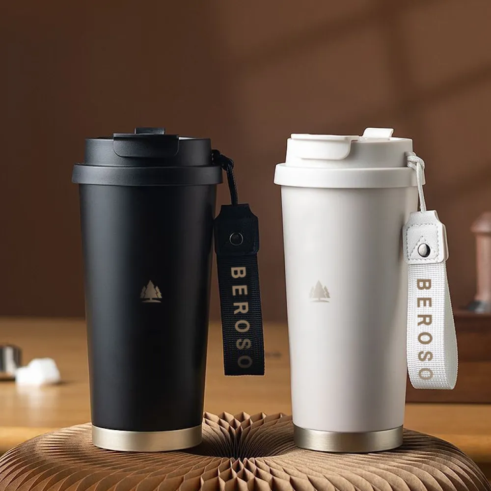 【Beroso 倍麗森】316不鏽鋼內陶瓷保溫環保隨行杯530ml(雙層真空/聯名款/郊遊)