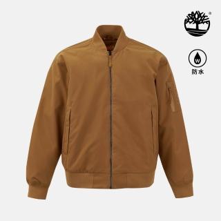 【Timberland】男款小麥色羽絨三合一防水飛行外套(A6927P47)