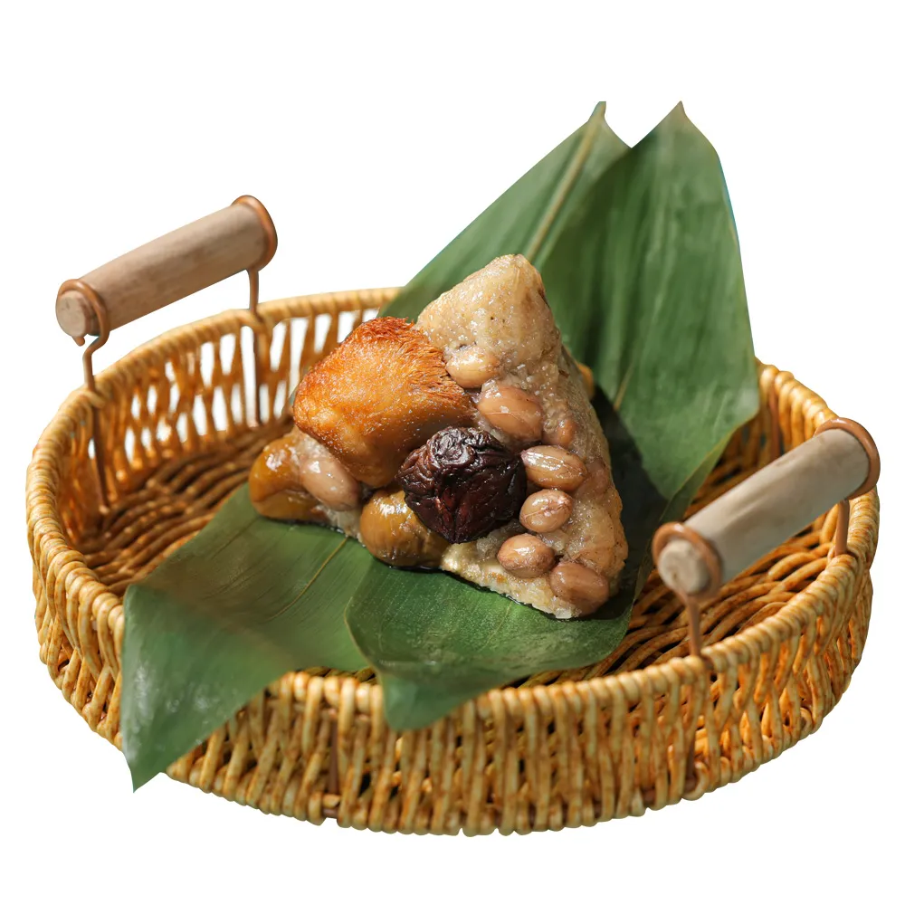【YANG MING SPRING 陽明春天】麻油猴頭菇香菇栗子粽3入x3袋(180g*3顆/袋x3/全素/素食/端午節.賞星鮮嚴選)