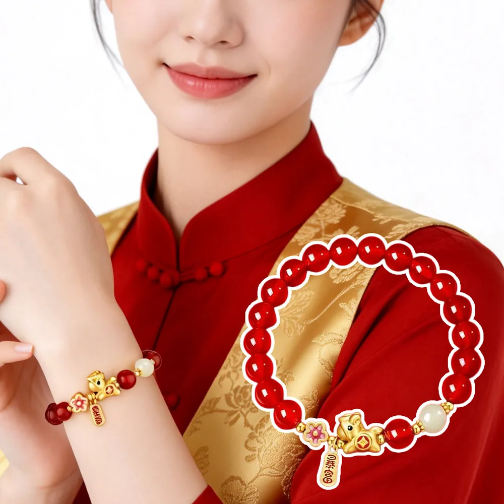 【LEESA】轉運手串\質感飾品\招財開運\本命年\幸運手鍊\手串\造型手鍊\純銀手鍊\輕奢飾品\開運手串\手鍊 - momo購物網 - 好評 ...
