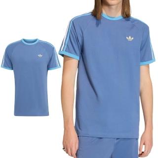 【adidas 愛迪達】3S Tee 男款 藍色 圓領 T恤 運動 休閒 短袖 KC8638
