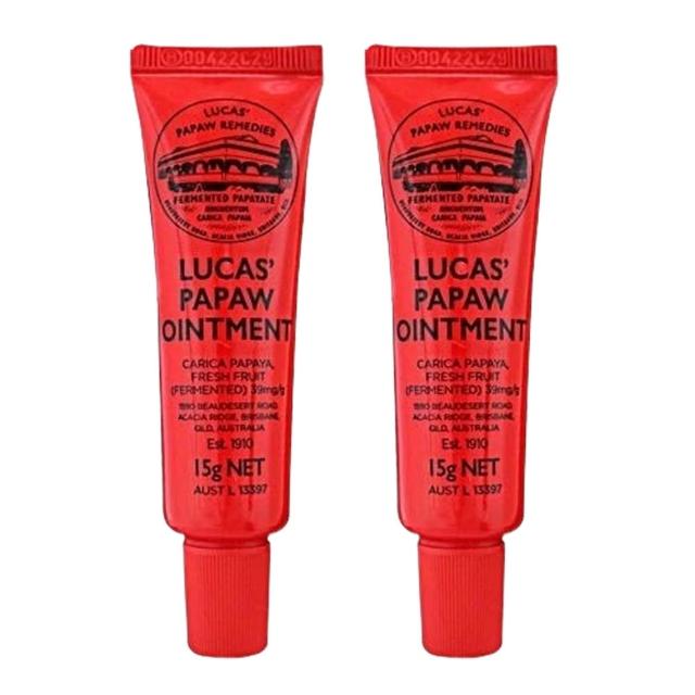 【Lucas 澳洲木瓜霜】木瓜霜神奇萬用霜15gx2入組(遊澳必買)