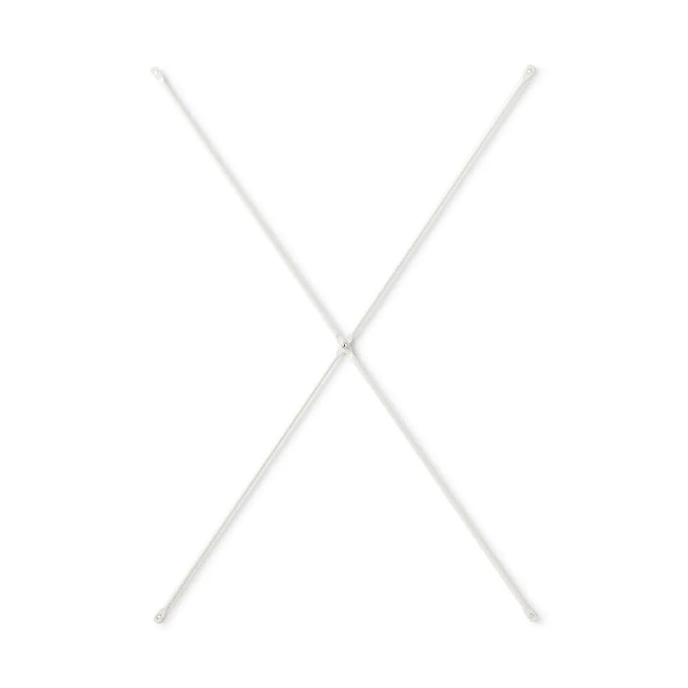 【MUJI 無印良品】SUS交叉桿/亮面淺灰/84/大/9S(大型家具配送)