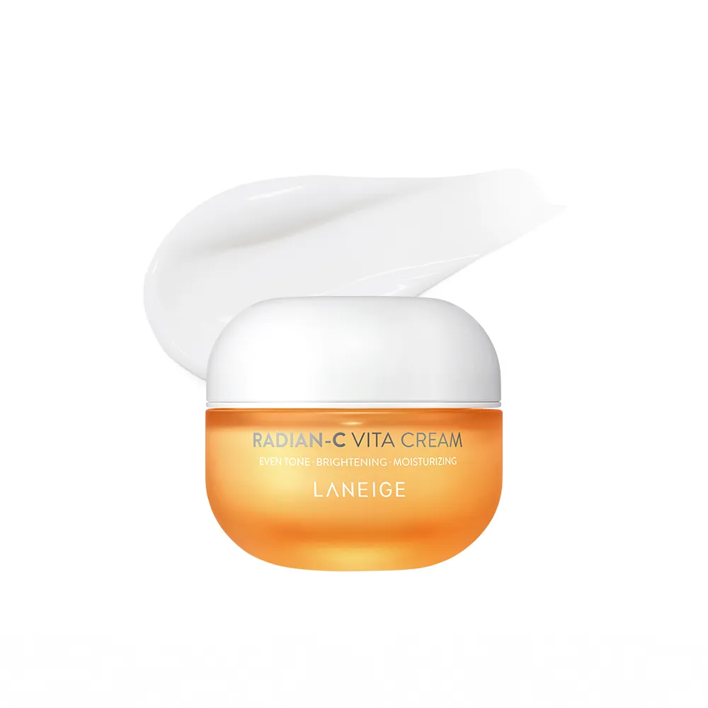 【LANEIGE 蘭芝】維他命C淨膚霜 50ml(美白小橘霜)