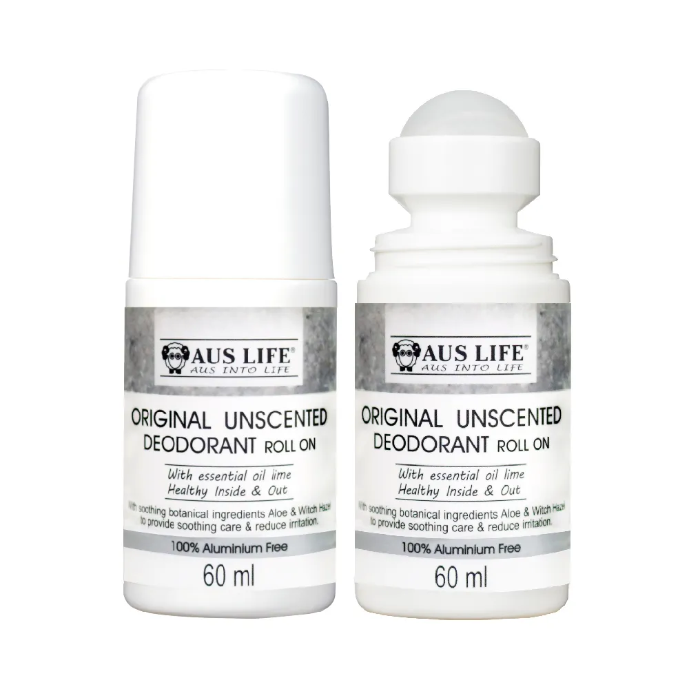 【AUS LIFE 澳思萊】無香低調體香劑60MLX2入組(抑味幫手 輕鬆保持好人氣)