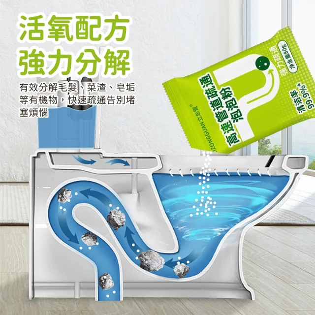 【DREAMCATCHER】高速管道疏通泡泡粉 20包組(水管疏通 管道疏通 通水管 水管堵塞 疏通粉)