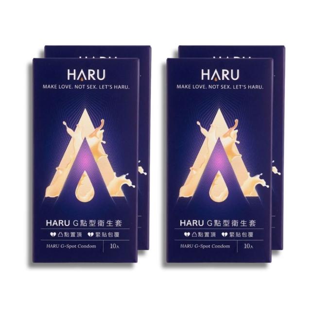 【HARU 含春】G-SPOT G點型保險套組 40入 (凸點環繞 安全套 衛生套)
