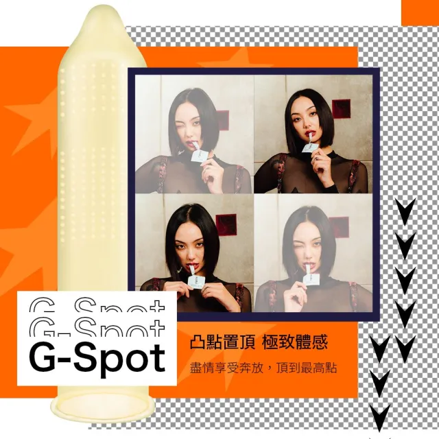 【HARU 含春】G-SPOT G點型保險套組 40入 (凸點環繞 安全套 衛生套)