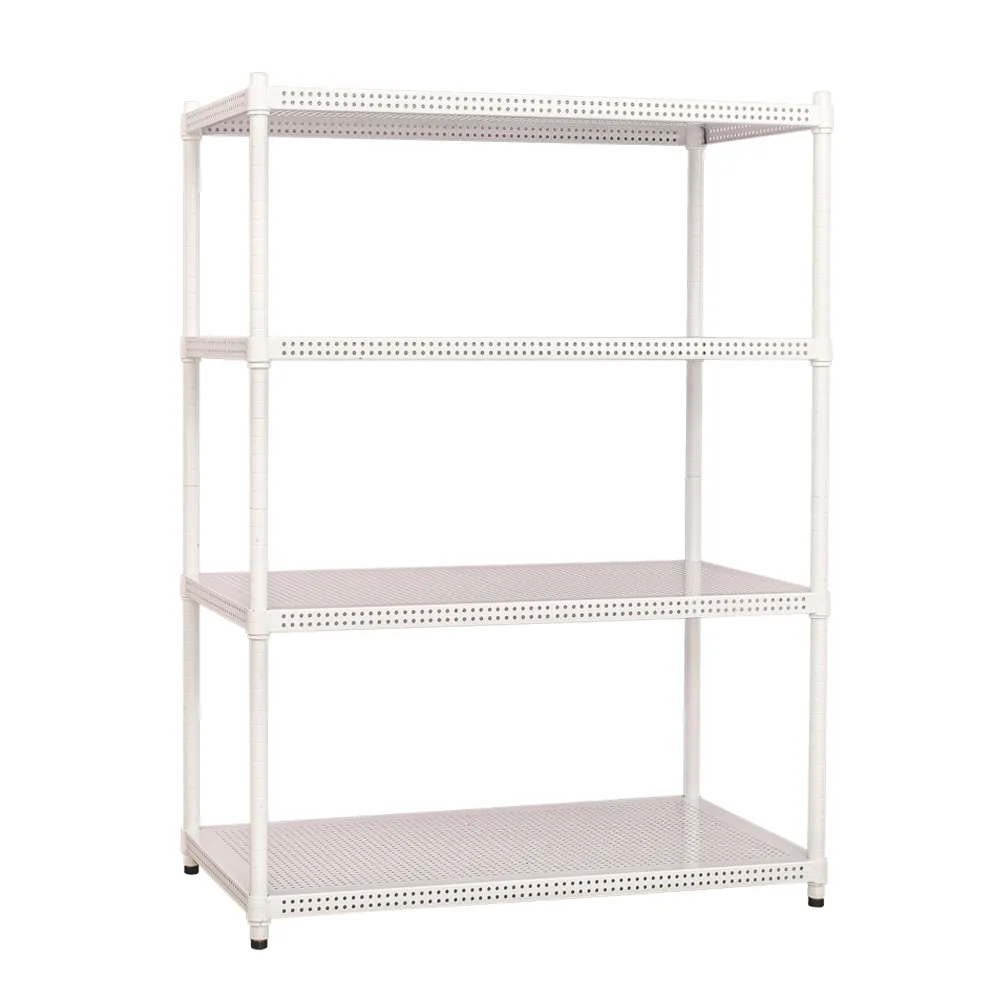 【dayneeds 日需百備】極致美學 90x45x120公分烤漆四層架(沖孔鐵架/收納層架/展示架/層架/鐵架)