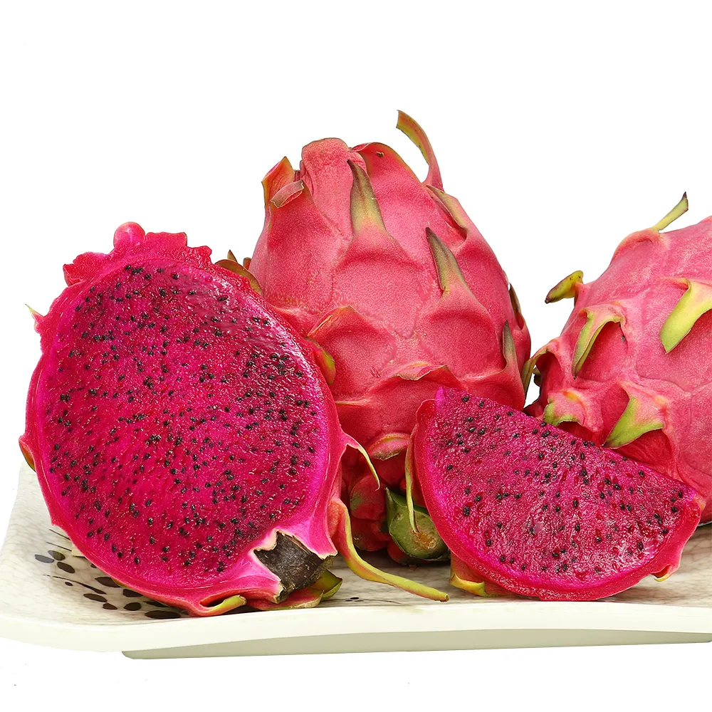 【愛蜜果】台灣紅肉火龍果大顆7-9入原裝箱X1箱(約10斤/箱)