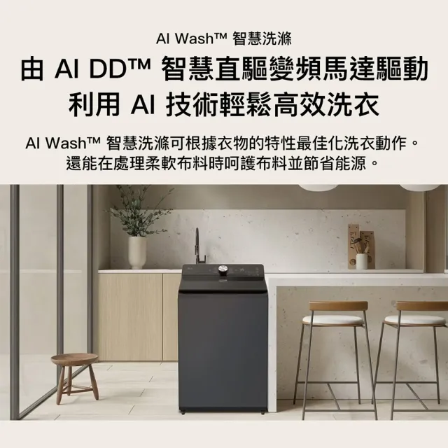 【LG 樂金】家電快配16公斤◆AI DD™直驅變頻洗衣機 ◆瑪瑙黑(WT-TD16OB)