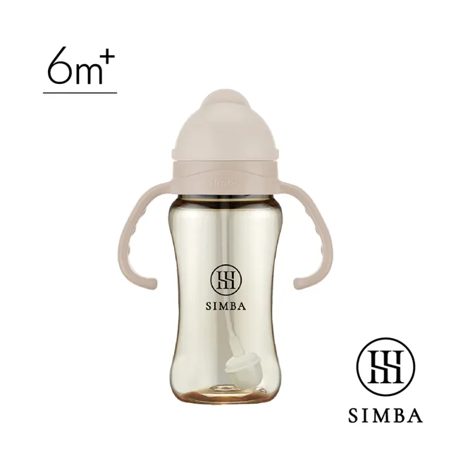 【Simba 小獅王辛巴】蘊蜜鉑金PPSU防漏滑蓋學習水杯270ml(飲食訓練適用)