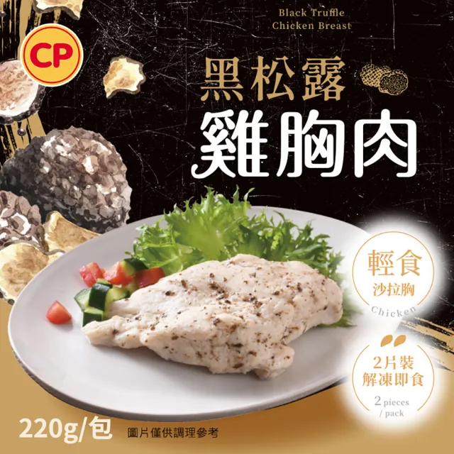【卜蜂】獨家即食雞胸肉組 x10包_共20片_經義法佐黑松露.香菜.青花椒.塔香.川椒_momo美味標章(2片/包)