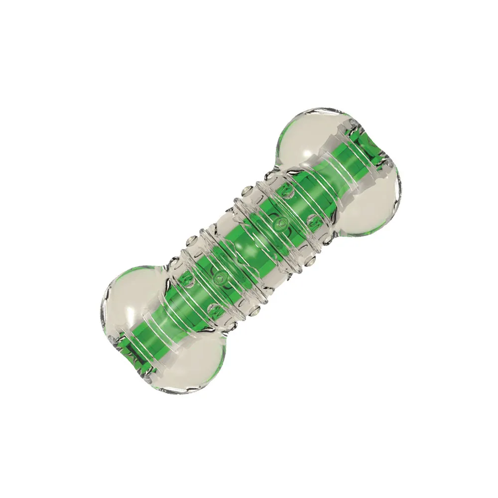 【Petstages】綠咖咖果凍骨 寵物玩具 L 潔牙 耐咬 狗玩具