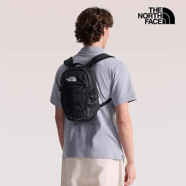 【The North Face】北面男女款黑色多功能後背包|52SW4HF(筆電包/登山包)
