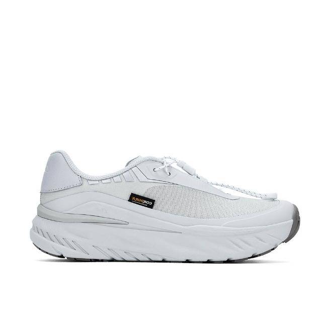 【Clarks】女鞋 微風跑-Zeph Run Rad.織物旋鈕扣輕量厚底運動鞋 休閒鞋 增高鞋(灰色)(CLF88171C)