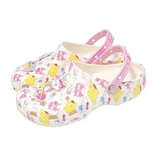 【Crocs】洞洞鞋 Hello Kitty Pastel Classic 男女鞋 三麗鷗聯名 21268490H