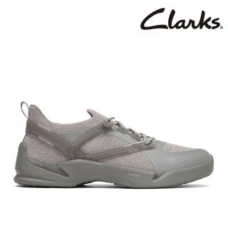 【Clarks】男鞋 輕鬆走-Tri Ease Slip男款織物透氣面料休閒鞋 運動鞋 機能鞋(灰色)(CLM87628C)