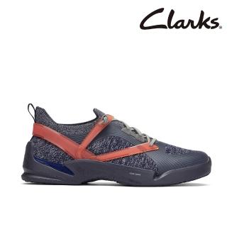 【Clarks】男鞋 輕鬆走-Tri Ease Slip男款織物透氣面料休閒鞋 運動鞋 機能鞋(海軍藍)(CLM87627C)