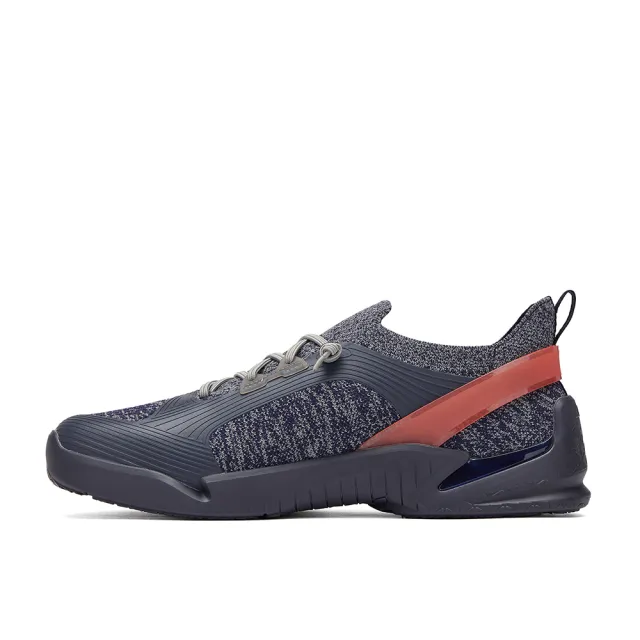 【Clarks】男鞋 輕鬆走-Tri Ease Slip男款織物透氣面料休閒鞋 運動鞋 機能鞋(海軍藍)(CLM87627C)