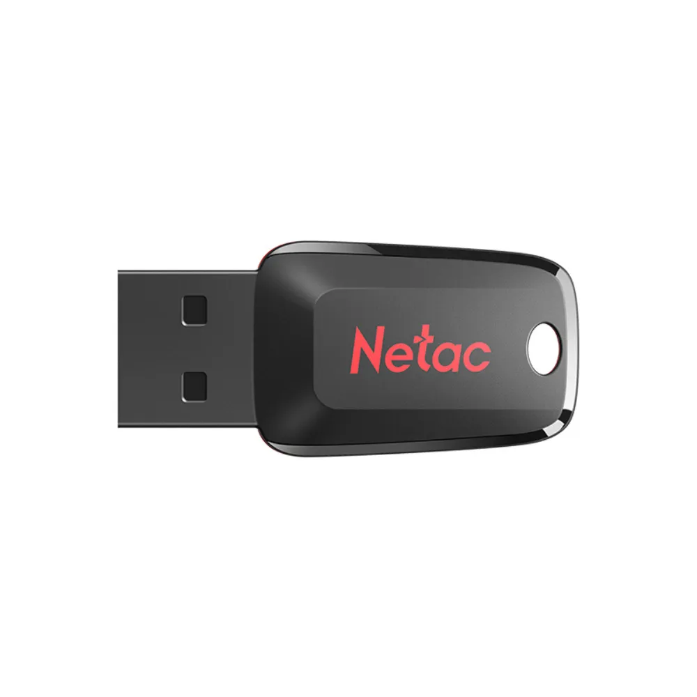 Netac 64GB 黑旋風U197 車用/PC雙用 輕巧迷你 USB隨身碟(台灣公司貨  原廠5年保固)