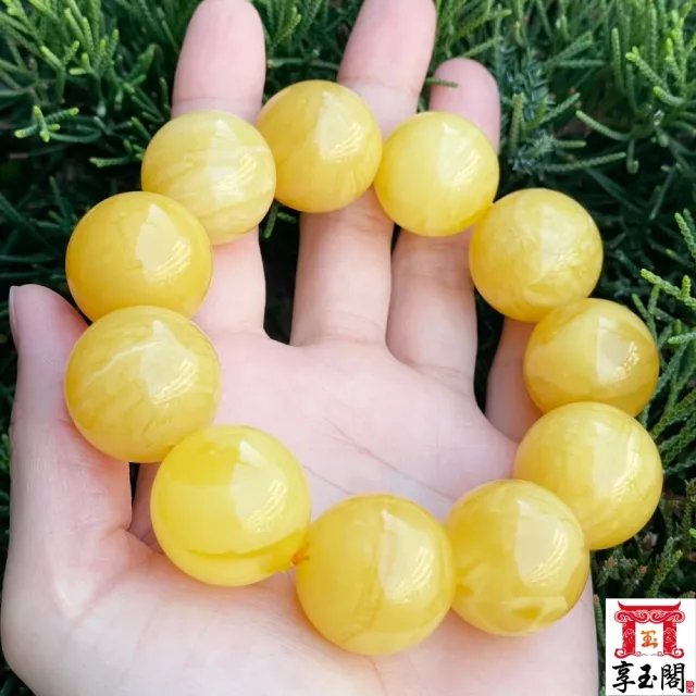琥珀蜜蠟(俄料滿蜜大手串)