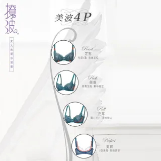 【Swear 思薇爾】撩波系列A-G罩蕾絲包覆內衣(復刻綠)