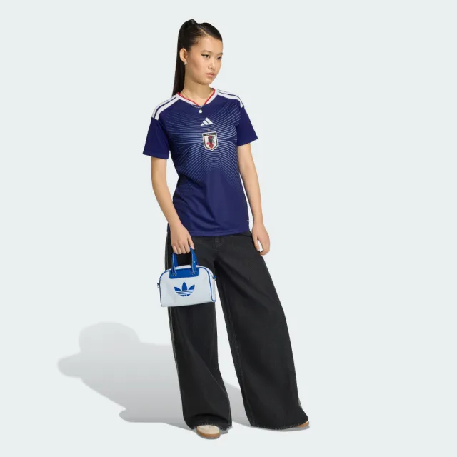 【adidas 愛迪達】世界盃 日本 主場球迷版 短袖球衣  吸濕排汗 女 JZ9684