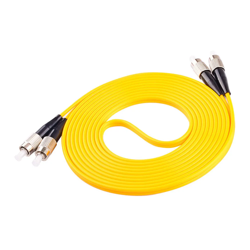 【台灣霓虹】電信級FC-FC單模雙芯全雙工光纖跳線3米