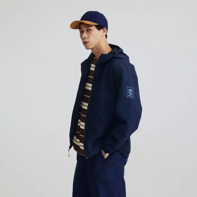 【Timberland】男款深寶石藍Winnick防水外套(A69PU433)