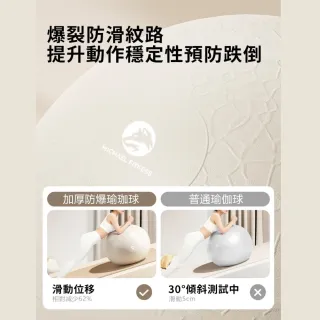 【Michael Fitness 麥克健身】加厚防爆瑜珈球 65cm M號 瑜珈球 抗力球 健身球 核心訓練 居家運動