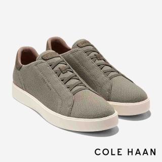 【Cole Haan】GRANDPRO LUXE SLIP-ON STITCHLITE SNEAKERS 針織休閒鞋 男款寬楦 墨綠(C44820)