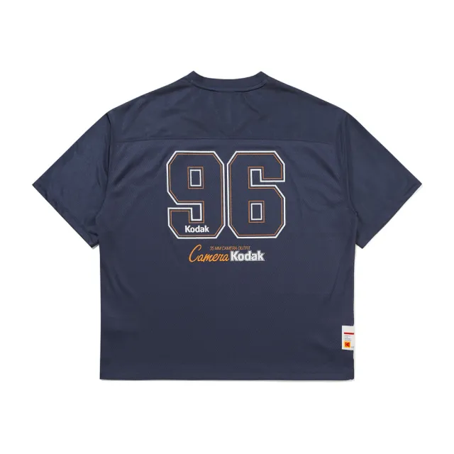 【KODAK Apparel】柯達 男女同款 短袖T恤 橄欖球短袖T恤 共2色 / KB602029NVY KB602029WHT