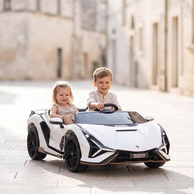 【聰明媽咪】藍寶堅尼 Sian Roadster 兒童電動車(QLS-6988｜兒童汽車｜兒童玩具)