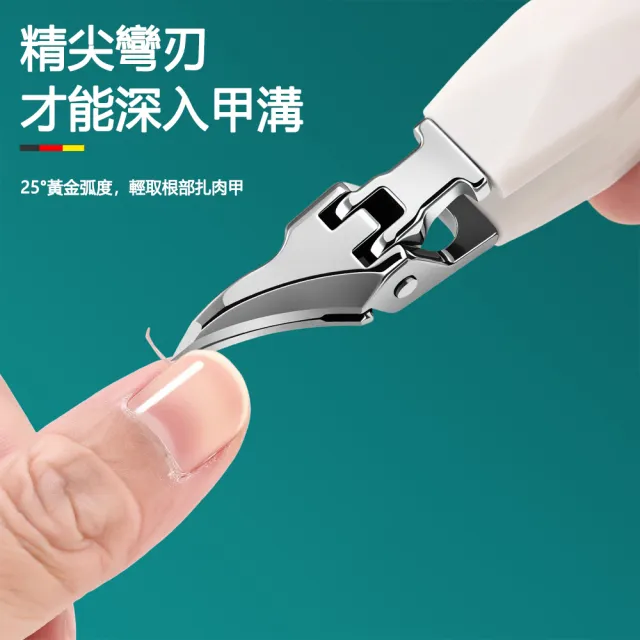 【ELAINE】啄木鳥斜口指甲鉗 3件套組 (大開口/防飛濺指甲剪/超尖細修甲刀/凍甲剪/死皮剪)