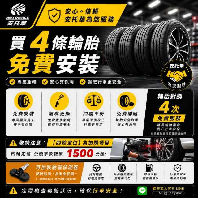 【MINERVA】F205 米納瓦低噪排水運動操控轎車輪胎 四入組 225/45/17(安托華)